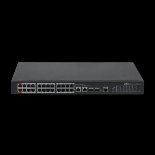 Dahua24-port100Mbps2-portGigabitManagedPoESwitchDH-PFS4226-24ET-360-V3