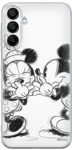 Disney Case Samsung Galaxy A15 4G5G Mickey and Minnie Full Print Secret White