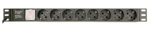 ENERGENIE PDU 8 SCHUKO SOCKETS 1U 10A C14 PLUG 3M