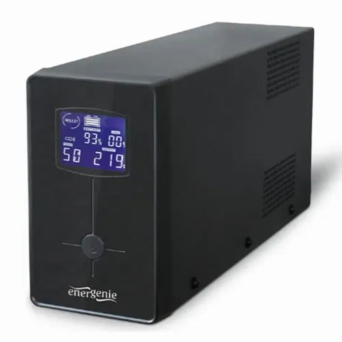 ENERGENIE UPS WITH USB AND LCD DISPLAY 1200 VA BLACK