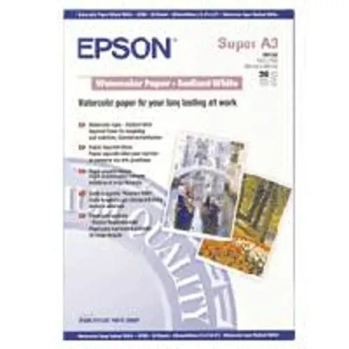 EPSONPaperWatercolorRadiantWhiteC13S041352