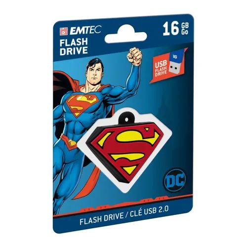 EmtecFlashUSB2.0CollectorDCSuperman16GB-ECMMD16GDCC01
