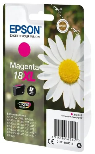 EpsonDaisySinglepackMagenta18XLClariaHomeInk