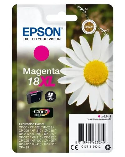 EpsonDaisySinglepackMagenta18XLClariaHomeInk