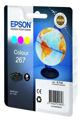 EpsonGlobeSinglepackColour267inkcartridge
