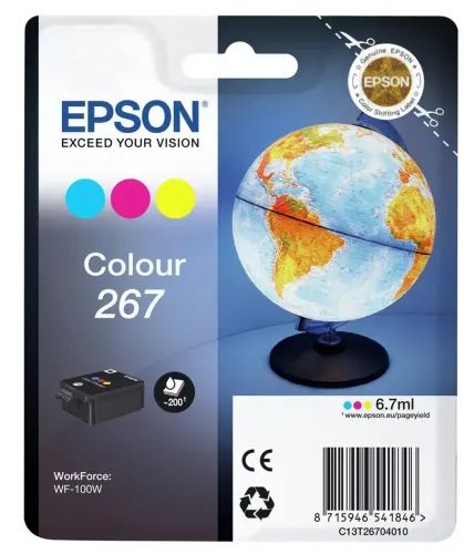 EpsonGlobeSinglepackColour267inkcartridge
