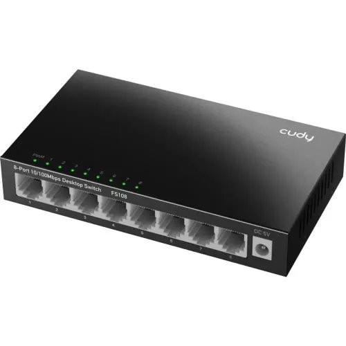 Fast thernet 8 port switch Metal Cudy FS108