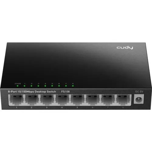 Fast thernet 8 port switch Metal Cudy FS108