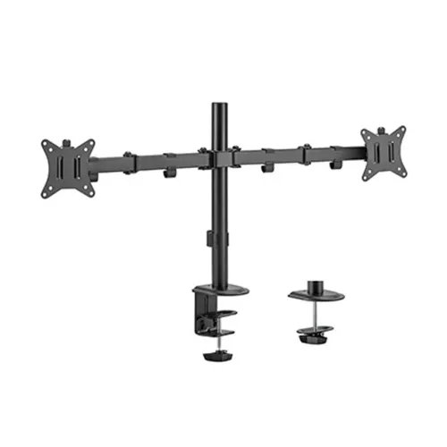 GEMBIRDADJUSTABLEDESK2-DISPLAYMOUNTINGARMRTS17-32BLACK