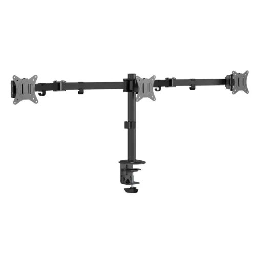 GEMBIRDADJUSTABLEDESK3-DISPLAYMOUNTINGARMRTS17-27BLACK