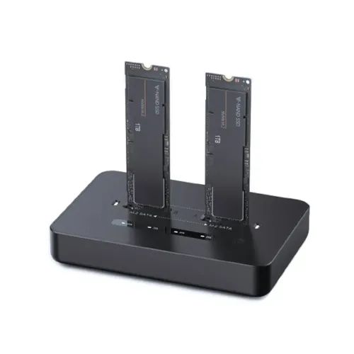GEMBIRDDUALDRIVEUSBTYPE-CM2SATANVMESSDDOCKINGSTATIONBLACK