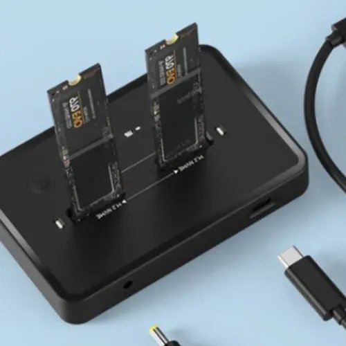 GEMBIRDDUALDRIVEUSBTYPE-CM2SATANVMESSDDOCKINGSTATIONBLACK