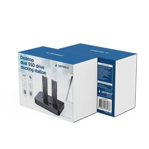 GEMBIRDDUALDRIVEUSBTYPE-CM2SATANVMESSDDOCKINGSTATIONBLACK