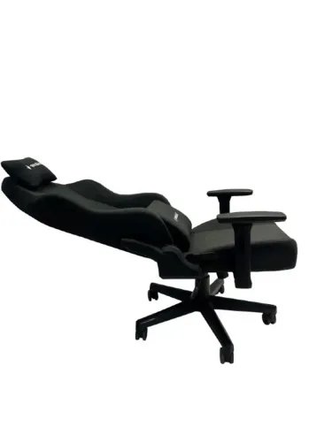 GEMBIRDGAMINGCHAIRWITHBACKANDNECKPILLOWSBLACK