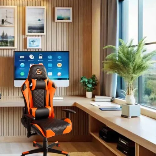 GEMBIRDGAMINGPVCLEATHERCHAIRWITHPILLOWSBLACKORANGE
