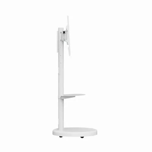 GEMBIRDMETALTVSTANDWITHCASTERWHEELS37-86MAXVESA600x400WHITE