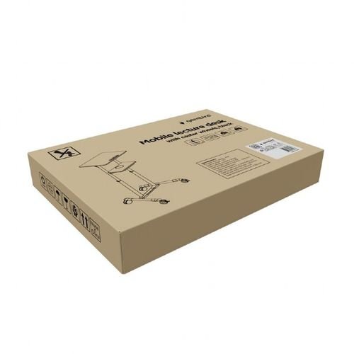 GEMBIRDMOBILELECTUREDESKWITHCASTERWHEELSBLACK