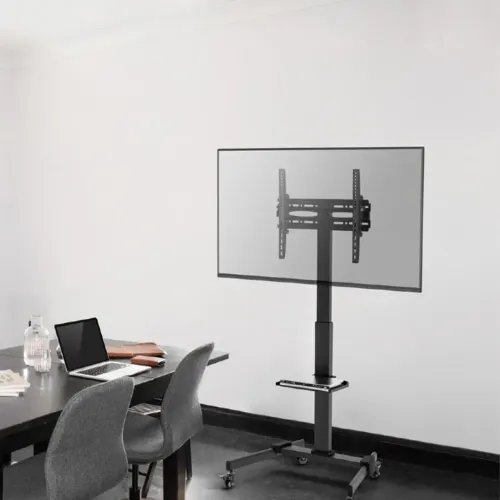 GEMBIRDTVFLOORSTANDWITHCASTERWHEELSTILT32-55