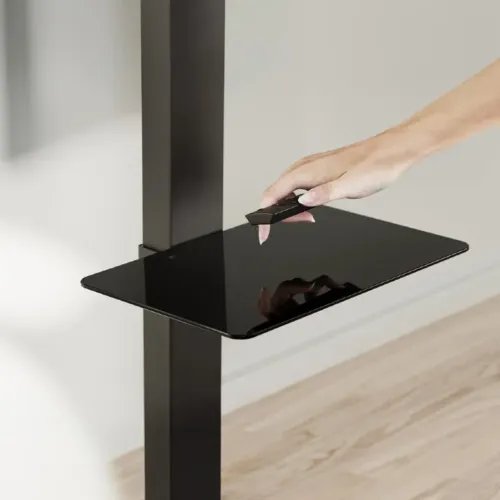 GEMBIRDTVSTANDFLOOR43-86MAXVESA600x400BLACK