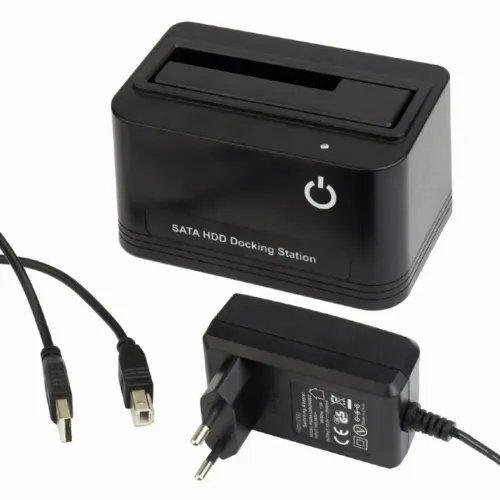 GEMBIRDUSBDOCKINGSTATIONFOR25AND35INCHSATAHARDDRIVESBLACK