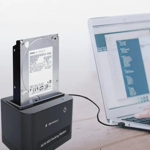 GEMBIRDUSBDOCKINGSTATIONFOR25AND35INCHSATAHARDDRIVESBLACK