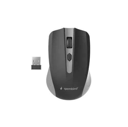 GEMBIRDWIRELESSOPTICALMOUSESPACEGREYBLACK