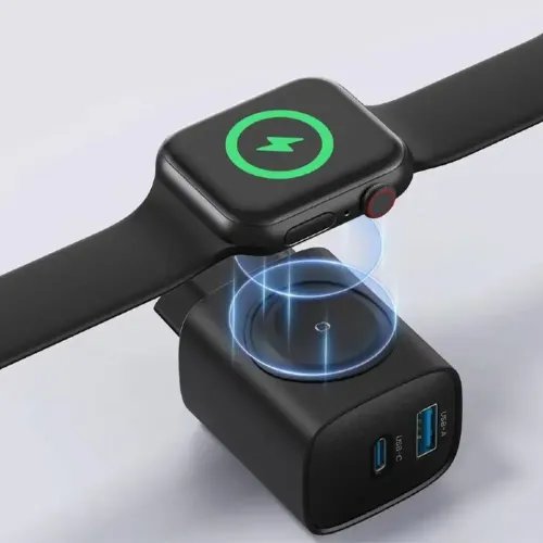 GEMBIRD2IN120WAPPLEWATCHPHONEFASTCHARGERBLACK