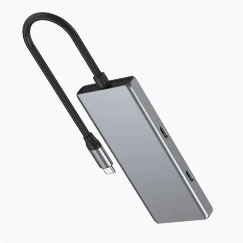 GEMBIRD4-PORTACUSB3.2GEN2TYPE-CHUBSILVER