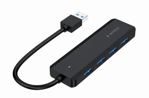 GEMBIRD 4-PORT USB 3.1 Gen 1 HUB BLACK