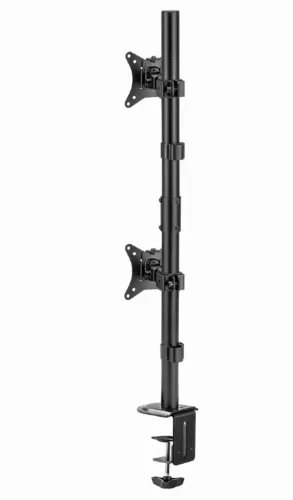 GEMBIRD ADJUSTABLE 2-DISPLAY VERTICAL DESK MOUNT 17-32