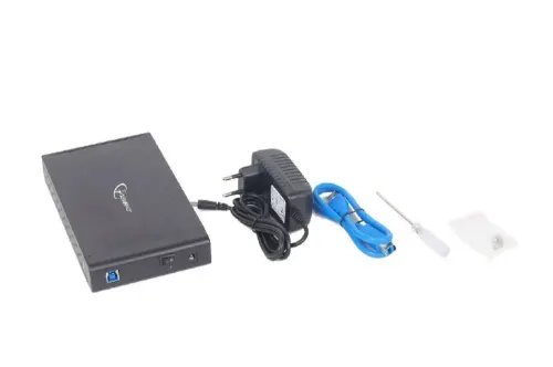 GEMBIRD EXTERNAL USB 3.0 3.5 ENCLOSURE BLACK
