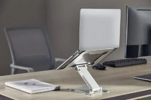 GEMBIRD FOLDABLE NOTEBOOK RISER STAND SILVER