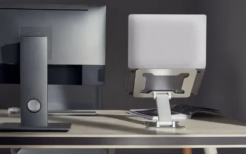 GEMBIRD FOLDABLE NOTEBOOK RISER STAND SILVER