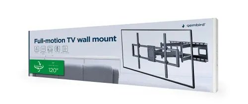 GEMBIRD FULL MOTION TV WALL MOUNT 60-120