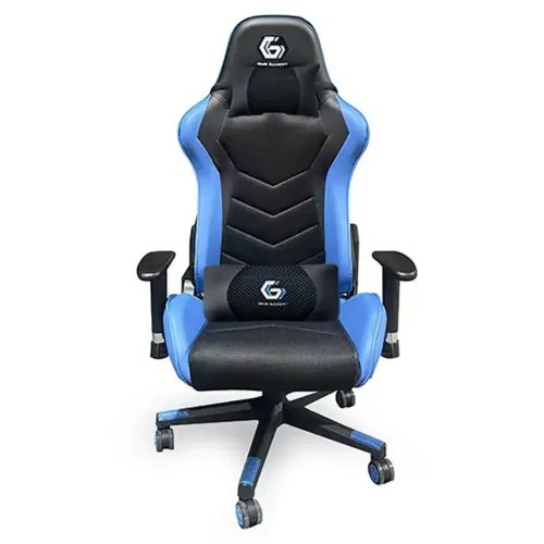 GEMBIRD GAMING CHAIR LEATHER BLACKBLUE