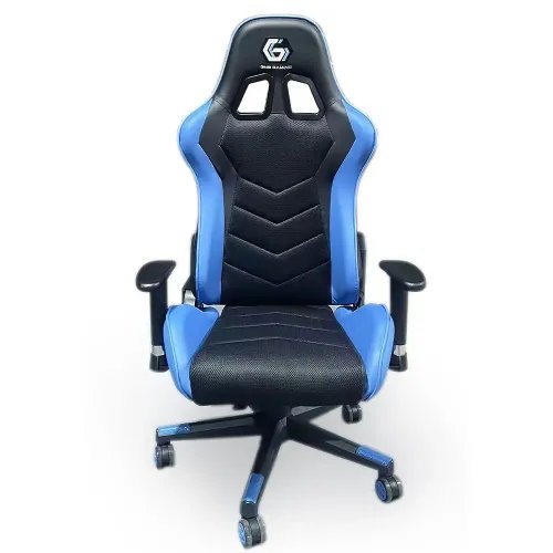 GEMBIRD GAMING CHAIR LEATHER BLACKBLUE
