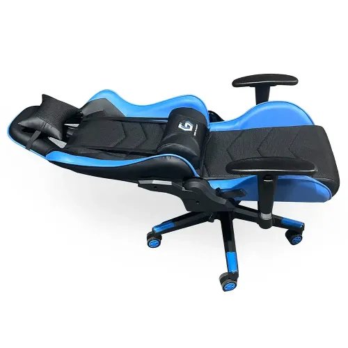GEMBIRD GAMING CHAIR LEATHER BLACKBLUE