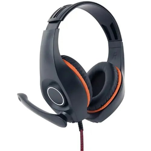 GEMBIRD GAMING HEADSET WITH VOLUME CONTROL PCPS4 ORANGE-BLACK