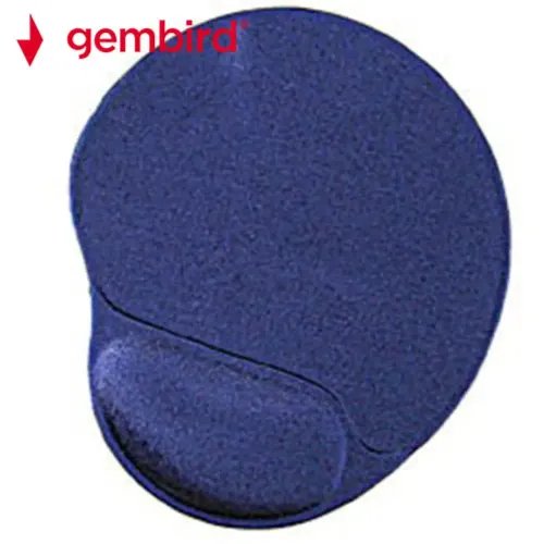 GEMBIRD GEL MOUSE PAD WITH WRIST REST BLUE