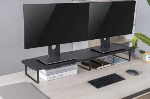 GEMBIRD LONG RECTANGLE MONITOR STAND FOR 2 MONITORS