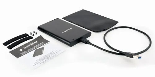 GEMBIRD USB 3.1 25 ENCLOSURE TYPE-C PORT BLACK