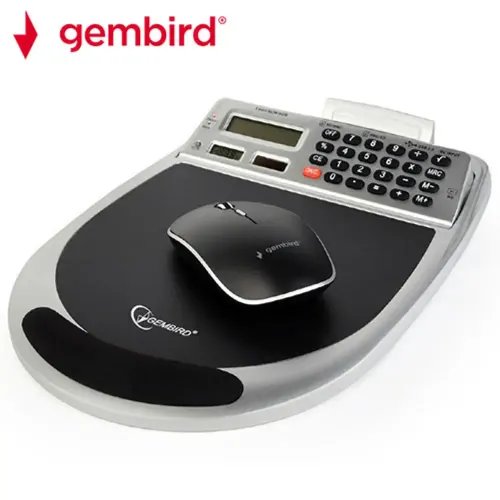 GEMBIRD USB COMBO MOUSE PAD WITH BUILT-IN 3 PORT HUB MEMORY CARD READER CALCULATOR AND THERMOMETER