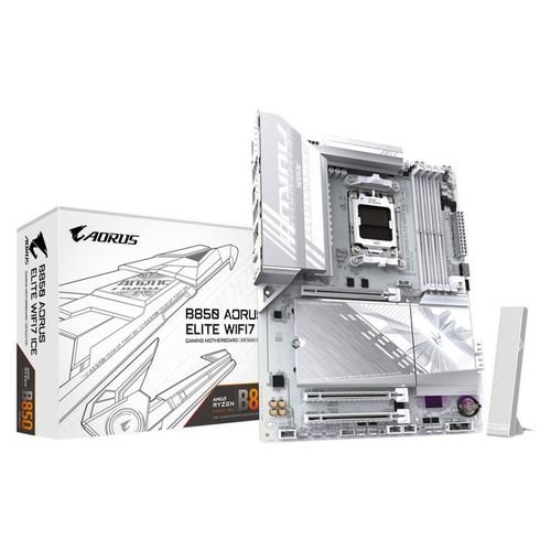 GIGABYTEMOTHERBOARDB850AORUSELITEWIFI7ICEAM5ATX