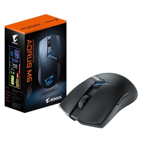 GIGABYTEMOUSEOPTICALWIRELESSGAMINGAORUSM6USBBLACK