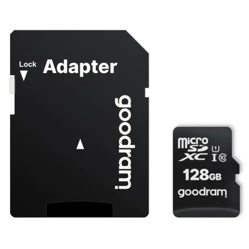 GOODRAMMICROSDCARD128GBCL10WITHADAPTERM1AA