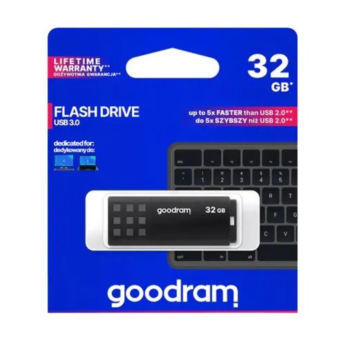 GOODRAMUSB3.2FLASHDRIVE32GBGEN1UME3BLACK