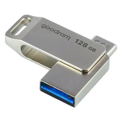 GOODRAM OTG FLASH DRIVE USB3.2 GEN1 128GB TYPE-C SILVER