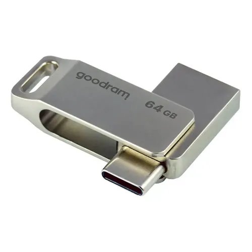 GOODRAM OTG FLASH DRIVE USB3.2 GEN1 64GB TYPE-C SILVER