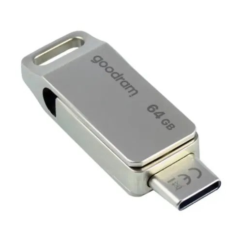 GOODRAM OTG FLASH DRIVE USB3.2 GEN1 64GB TYPE-C SILVER
