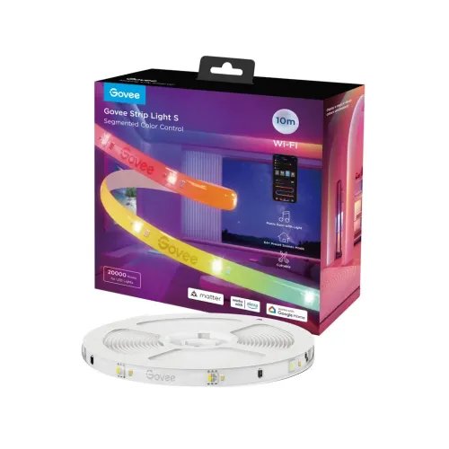 GOVEERGBICSTRIPLIGHTS10MMEPOTATEYTIKHEITPHWI-FIBLUETOOTHKAIYXPONIMOMEMOYIKH